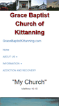 Mobile Screenshot of gracebaptistkittanning.com