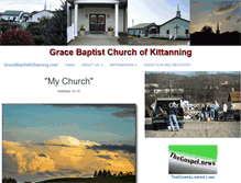 Tablet Screenshot of gracebaptistkittanning.com